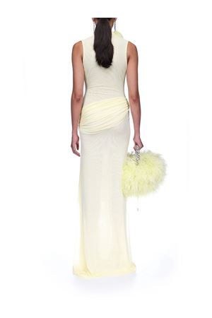 Plunge Neckline Sleeveless Gown DAVID KOMA | SS25DK01DLYELLOW